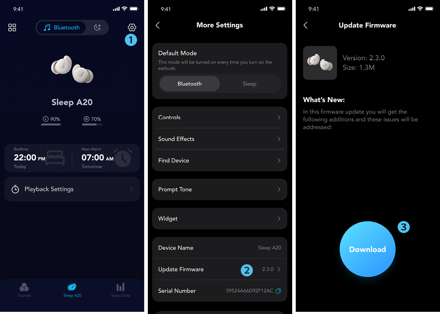 Soundcore Sleep A20 取扱説明書 (A6611)